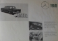 Preview: Mercedes-Benz 190 D Modellprogramm 1965 Automobilprospekt (8863)