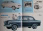 Preview: Borgward Isabella Modellprogramm 1959 Automobilprospekt (7151)