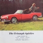 Preview: Triumph Spitfire Modellprogramm 1965 Automobilprospekt (7252)