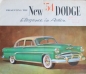 Preview: Dodge Modellprogramm 1954 "Elegance in Action" Automobilprospekt (2255)