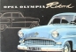 Preview: Opel Rekord Modelprogram 1956 Carbrochure (8216)