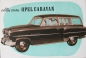 Preview: Opel Rekord Caravan Modellprogramm 1953 Automobilprospekt (8224)