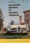 Preview: Alfa Romeo Giulietta Spider Veloce Modelprogram 1960 Carbrochure (7451)