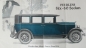 Preview: Peerless Six 60 Modelprogram 1928 "Inside facts" Carbrochure (7218)