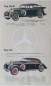 Preview: Mercedes-Benz Modellprogramm 1938 Automobilprospekt (7520)