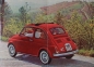 Preview: Fiat 500 F Luxus Modellprogramm 1962 Automobilprospekt (7760)