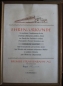 Preview: Bremer Straßenbahn Certificate of honor 1949 framed (4427)