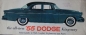 Preview: Dodge Kingsway Modellprogramm 1955 Automobilprospekt (7828)