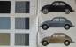 Preview: Volkswagen Käfer 1200 Modellprogramm 1958 Farbenkarten Automobilprospekt (1101)
