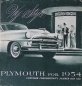 Preview: Plymouth Modellprogramm 1954 Automobilprospekt (8004)