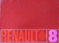 Preview: Renault 8 Modelprogram 1968 Carbrochure (8072)