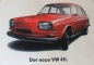 Preview: Volkswagen 411 Modelprogram "Der neue 411" Carbrochure (8255)