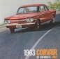 Preview: Chevrolet Corvair Modellprogramm 1963 Automobilprospekt (8378)