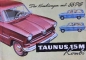 Preview: Ford Taunus 15 M Stationwagon Modelprogram 1955 Carbrochure (8558)