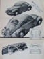 Preview: Volkswagen Beetle Modelprogram 1958 Carbrochure (9759)