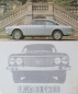 Preview: Lancia Flavia 2000 Coupe Modellprogramm 1968 Automobilprospekt (8684)