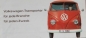 Preview: Volkswagen T1 Transporter Modellprogramm 1963 Automobilprospekt (4310)