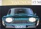 Preview: Ford Taunus 17 M Modelprogram 1962 Gotschke-Drawings Carbrochure (2749)