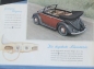Preview: Volkswagen Beetle Convertible 4 Seater Modelprogram 1949 Carbrochure (8844)