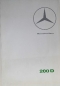 Preview: Mercedes-Benz 200 D Modellprogramm 1965 Automobilprospekt (8867)