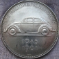 Preview: Volkswagen Beetle 1961 "5 Millionen Volkswagen" Silvercoin (3358)