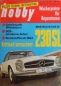 Preview: "Hobby - Das Magazin der Technik" 1963 Mercedes-Benz 230 SL Technik-Magazin (0518)