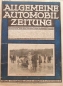 Preview: "Allgemeine Automobil-Zeitung" Automobil-Magazin 1913 (7007)