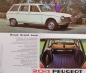 Preview: Peugeot 204 Modelprogram 1966 Carbrochure (0525)