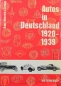 Preview: Fersen "Autos in Deutschland 1920 - 1939" Vehicle-History 1964 (9347)