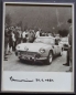Preview: Triumph Spitfire 1964 Terry Hunterat Alpine Rally original photo framed (1517)