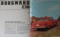 Preview: Borgward 230 GL Mexico Modelprogram 1968 Carbrochure (9990)
