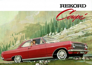 Opel Rekord Coupe Modelprogram 1963 Carbrochure (0959)