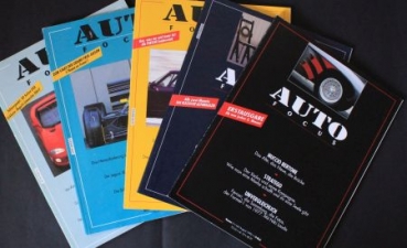 "Auto Focus" Automobile-Magazine 1992-93 five editions (0703)