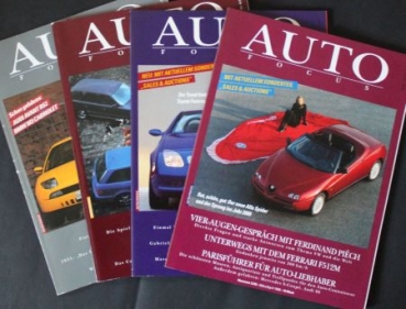 "Auto Focus" Automobile-Magazine 1994 four editions (0709)