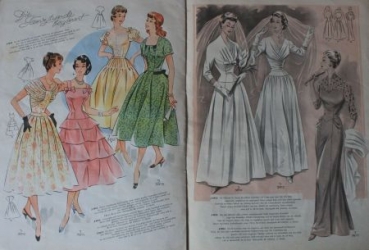 Gustav Lyon "Modenschau" 1956 Woman-Fashion-Catalog (0491)