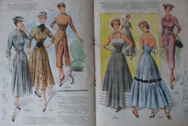 Gustav Lyon "Modenschau" 1956 Woman-Fashion-Catalog (0491)