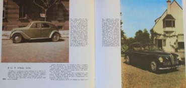 Pagano "Storia illustrata dell'auto italiana" Italien Carhistory 1962 (0849)