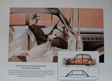 Opel Olympia 1,5 Litre Modelprogram 1938 Carbrochure (0899)