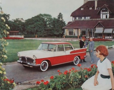 Simca Vedette Modelprogram 1959 Carbrochure (0903)