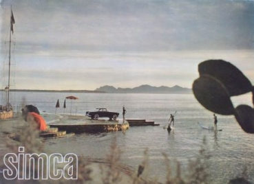 Simca Modelprogram 1959 Carbrochure (0914)