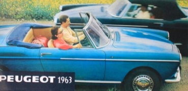 Peugeot Modelprogram 1963 Carbrochure (0929)