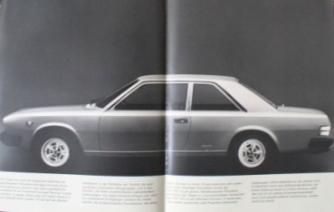 Fiat 130 3,2 Liter Modelprogram 1972 Carbrochure (0923)