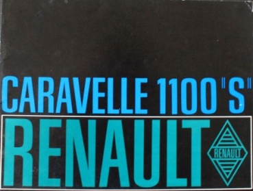 Renault Caravelle 1100 Modelprogram 1958 Carbrochure (0920)