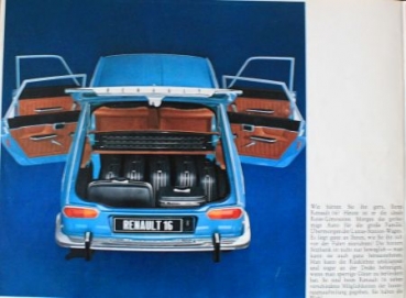 Renault 16 Modelprogram 1967 Carbrochure (1225)