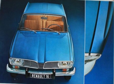 Renault 16 Modelprogram 1967 Carbrochure (1225)