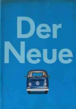 Volkswagen T2 Transporter Modelprogram 1969 "Der Neue" Carbrochure (1273)