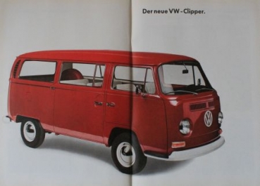 Volkswagen T2 Transporter Modelprogram 1969 "Der Neue" Carbrochure (1273)