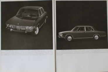 BMW 2500 - 2800 Modellprogramm 1968 Automobilprospekt-Mappe (7682)