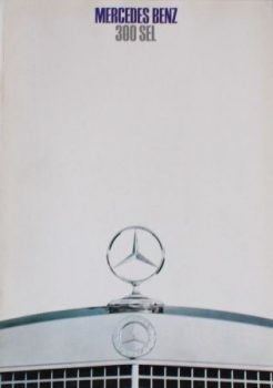 Mercedes-Benz 300 SEL Modelprogram 1968 Carbrochure (0945)