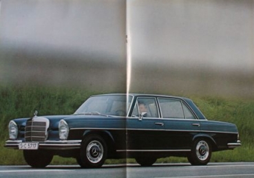 Mercedes-Benz 300 SEL Modelprogram 1968 Carbrochure (0945)
